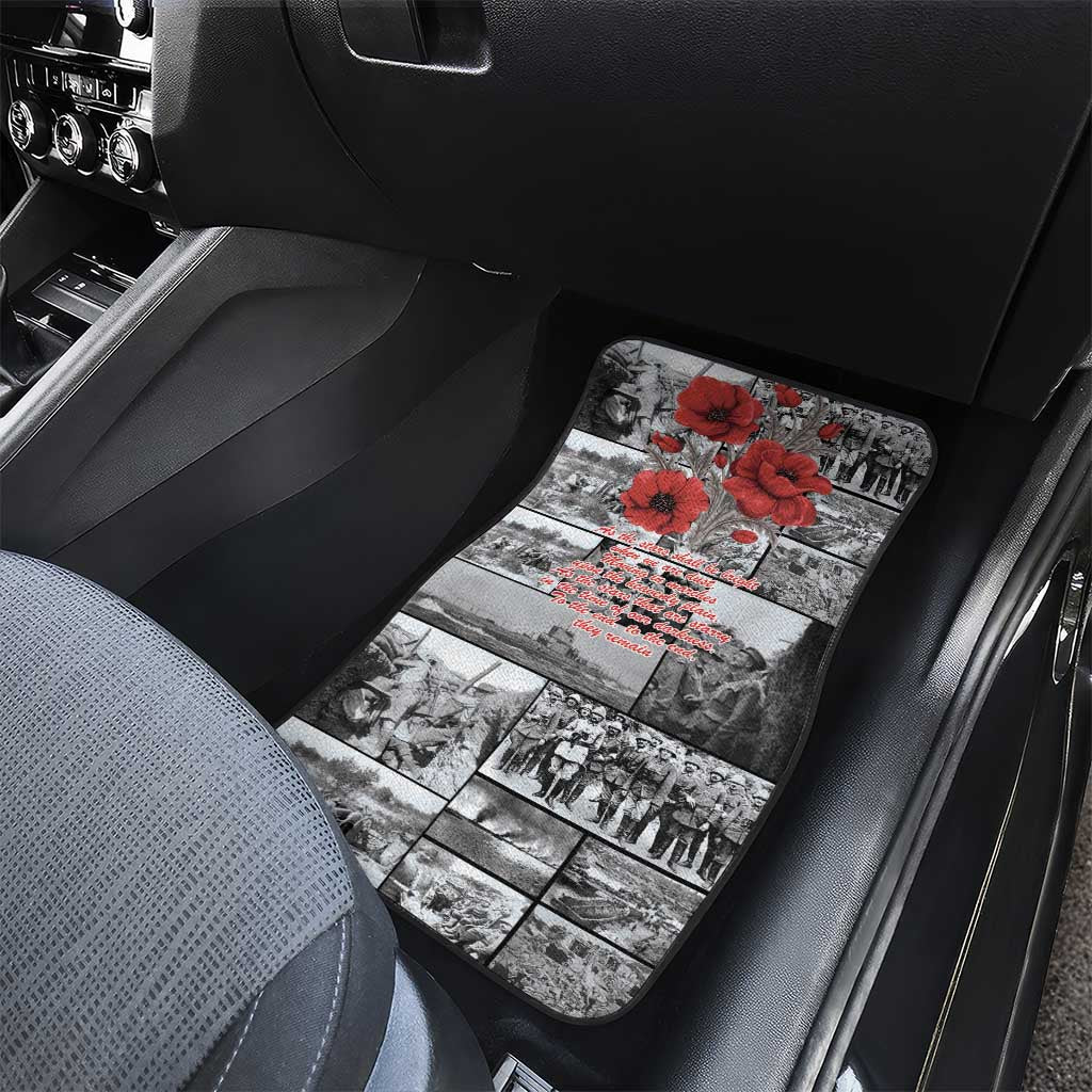 ANZAC Day Gallipoli Campaign Car Mats To The End They Remain LT9 - Polynesian Pride