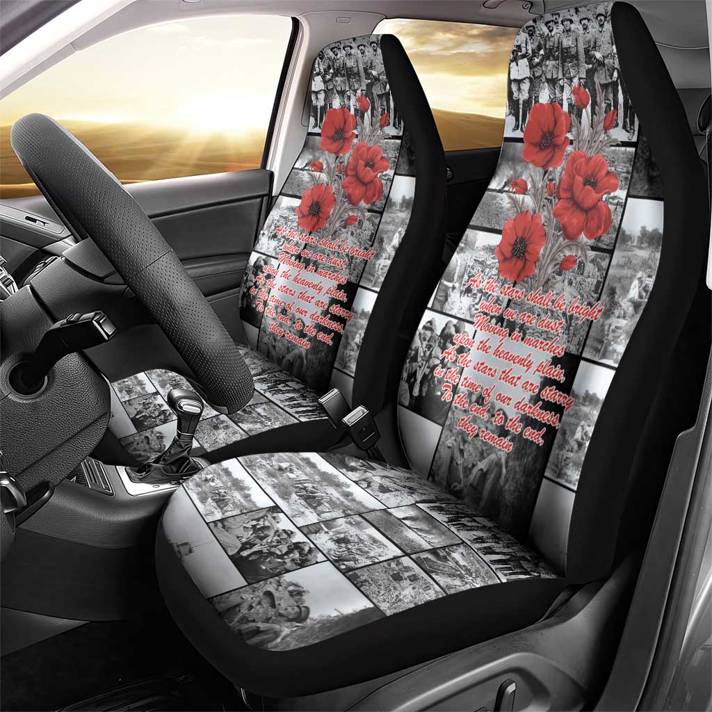 ANZAC Day Gallipoli Campaign Car Seat Cover To The End They Remain