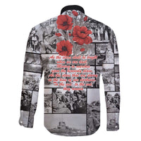 ANZAC Day Gallipoli Campaign Family Matching Off The Shoulder Long Sleeve Dress and Hawaiian Shirt To The End They Remain