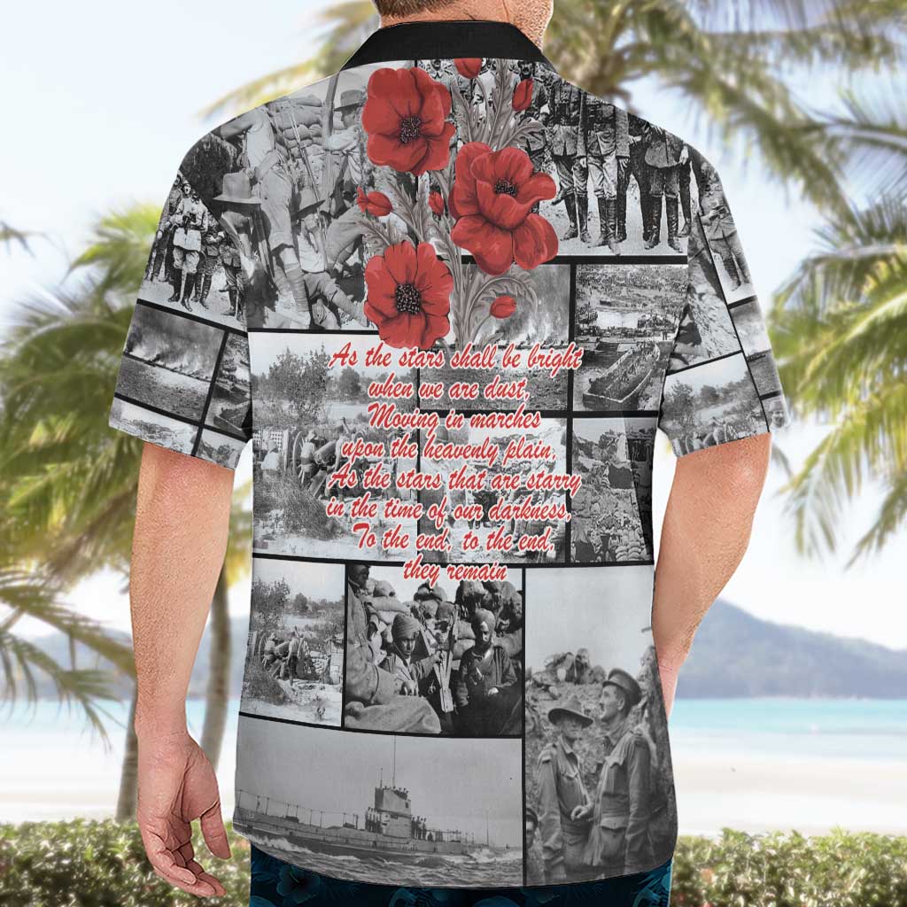 ANZAC Day Gallipoli Campaign Hawaiian Shirt To The End They Remain LT9 - Polynesian Pride