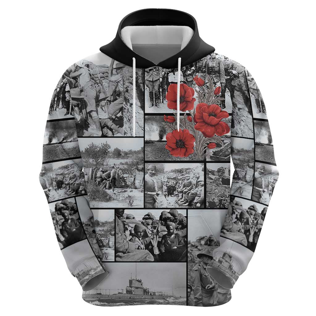 ANZAC Day Gallipoli Campaign Hoodie To The End They Remain