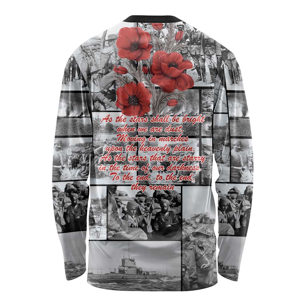 ANZAC Day Gallipoli Campaign Long Sleeve Shirt To The End They Remain LT9 - Polynesian Pride