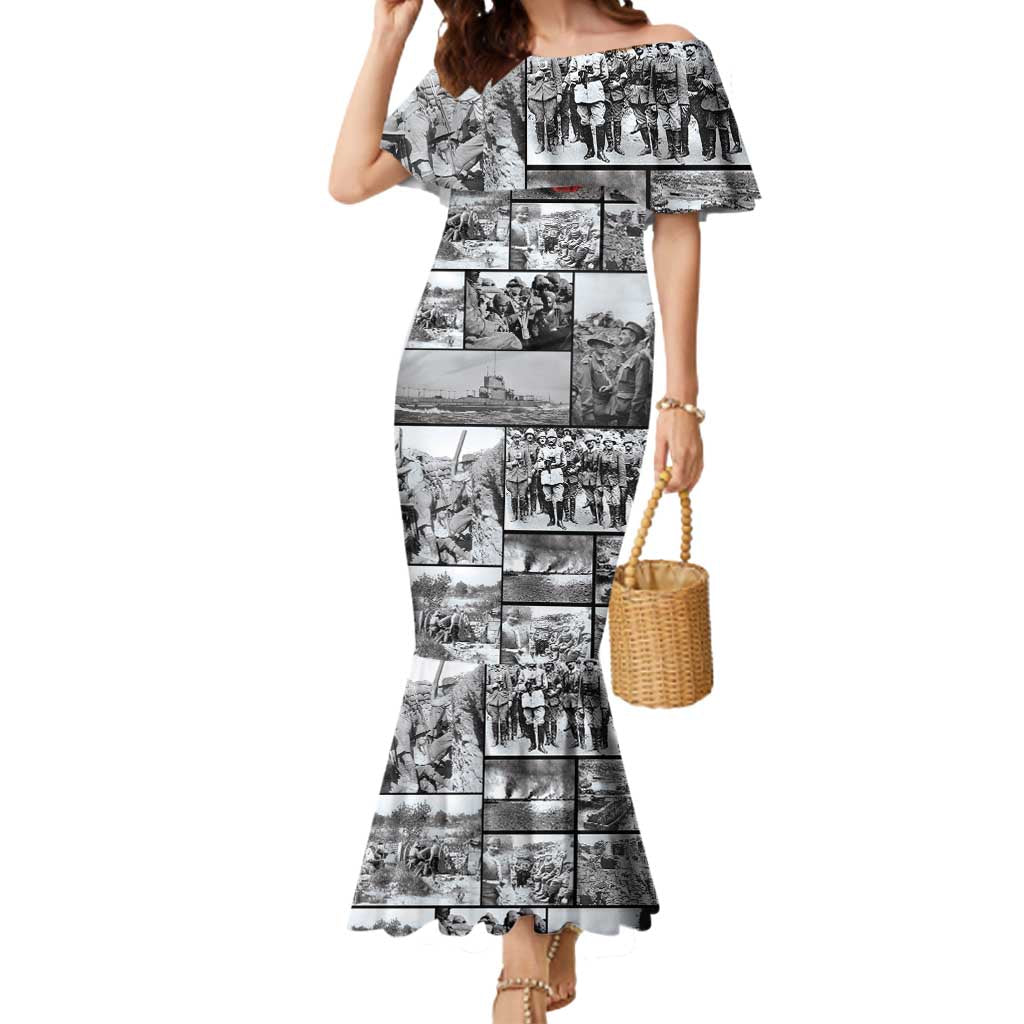 ANZAC Day Gallipoli Campaign Mermaid Dress To The End They Remain
