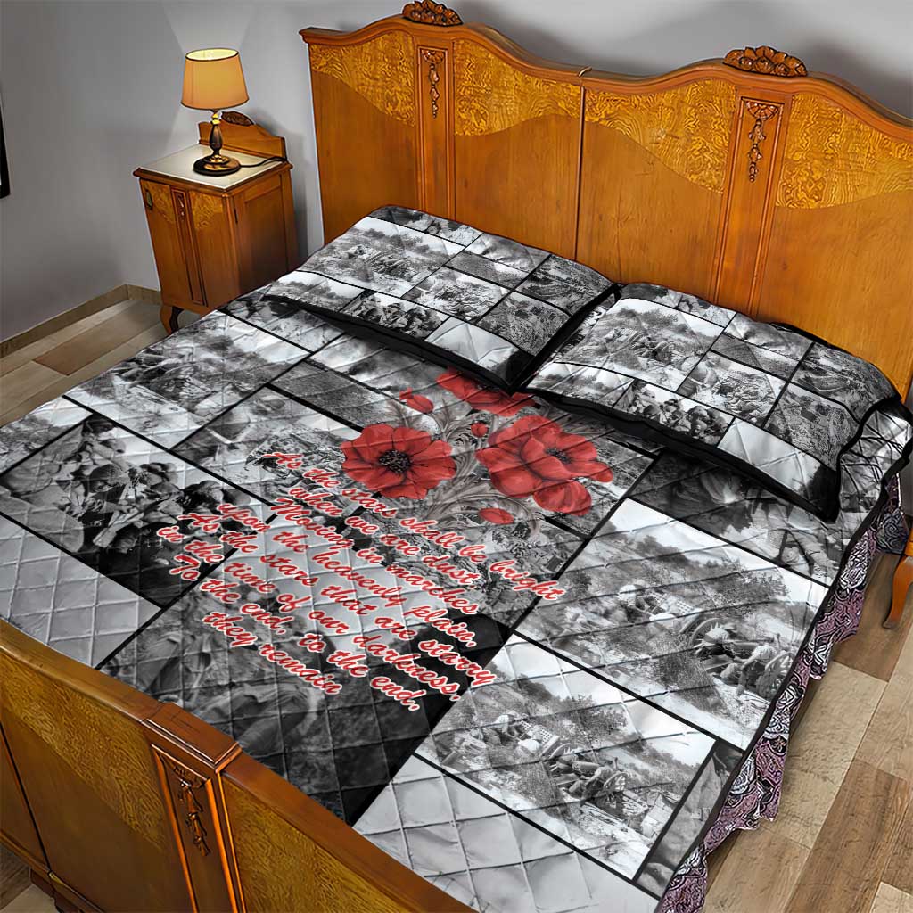 ANZAC Day Gallipoli Campaign Quilt Bed Set To The End They Remain LT9 - Polynesian Pride