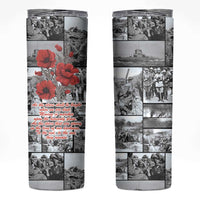 ANZAC Day Gallipoli Campaign Skinny Tumbler To The End They Remain