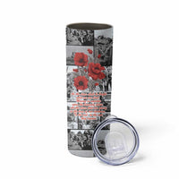 ANZAC Day Gallipoli Campaign Skinny Tumbler To The End They Remain