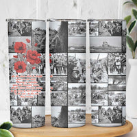 ANZAC Day Gallipoli Campaign Skinny Tumbler To The End They Remain