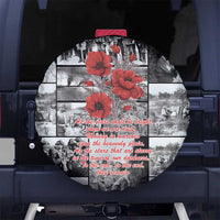 ANZAC Day Gallipoli Campaign Spare Tire Cover To The End They Remain LT9 No hole Black - Polynesian Pride