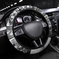 ANZAC Day Gallipoli Campaign Steering Wheel Cover To The End They Remain LT9 Universal Fit Black - Polynesian Pride