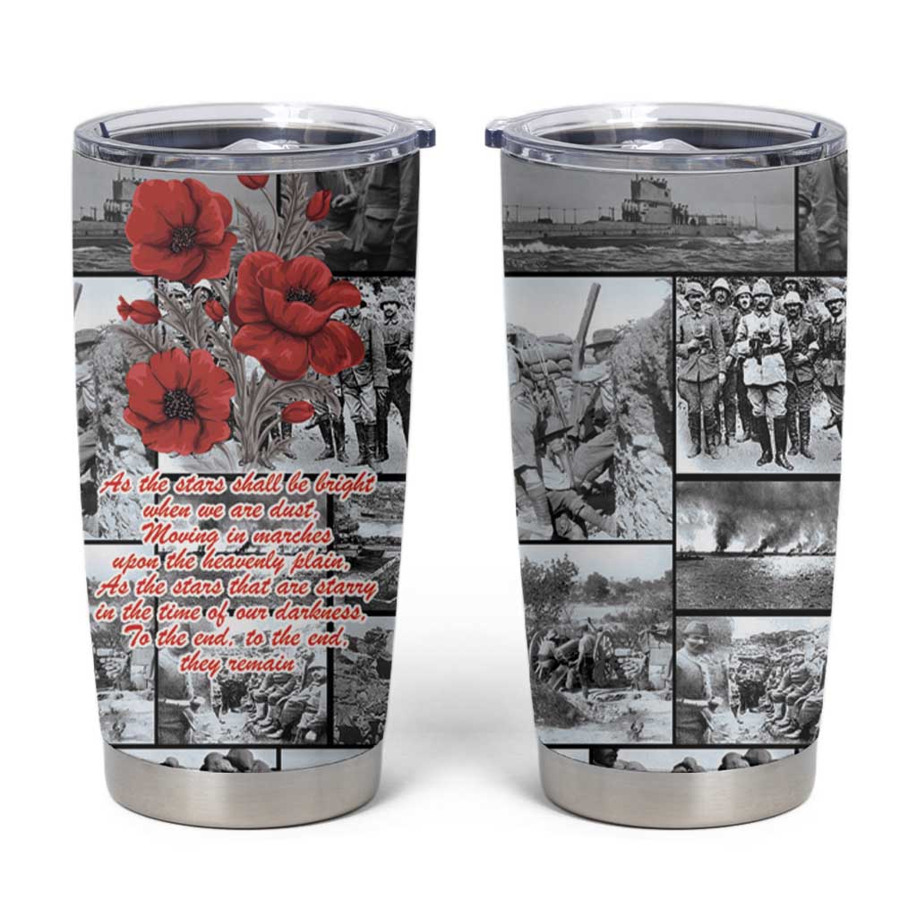 ANZAC Day Gallipoli Campaign Tumbler Cup To The End They Remain