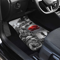 Black ANZAC Day The Battle of Lone Pine Car Mats Kiwi-Kangaroo Soldier Lest We Forget