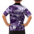 Purple ANZAC Day The Battle of Lone Pine Family Matching Off Shoulder Maxi Dress and Hawaiian Shirt Kiwi-Kangaroo Soldier Lest We Forget