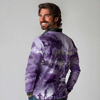 Purple ANZAC Day The Battle of Lone Pine Long Sleeve Polo Shirt Kiwi-Kangaroo Soldier Lest We Forget
