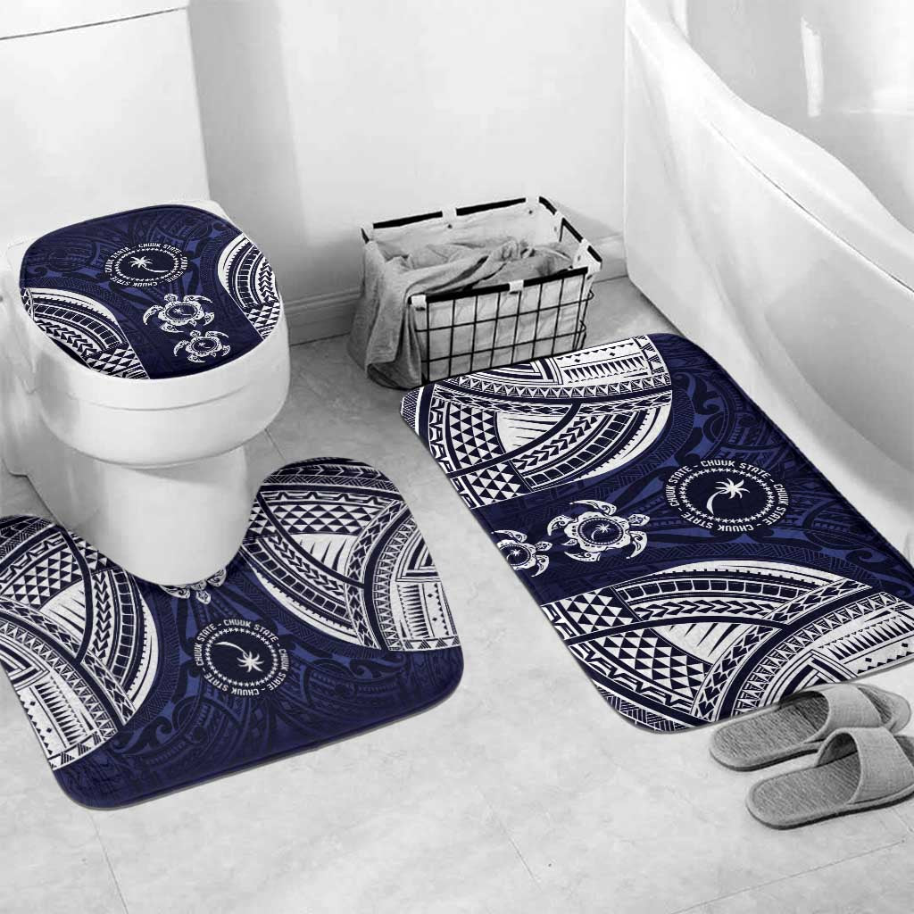 FSM Chuuk States Bathroom Set Micronesia Six 9 One Polynesian Tribal Pattern - Polynesian Pride