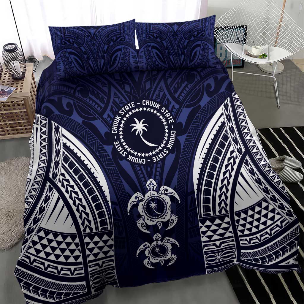 FSM Chuuk States Bedding Set Micronesia Six 9 One Polynesian Tribal Pattern