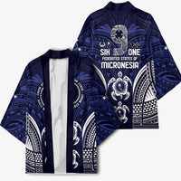 FSM Chuuk States Kimono Micronesia Six 9 One Polynesian Tribal Pattern - Polynesian Pride