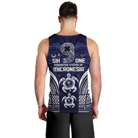 FSM Chuuk States Men Tank Top Micronesia Six 9 One Polynesian Tribal Pattern