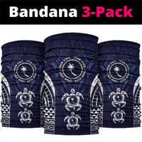 FSM Chuuk States Neck Gaiter Micronesia Six 9 One Polynesian Tribal Pattern - Polynesian Pride