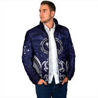FSM Chuuk States Padded Jacket Micronesia Six 9 One Polynesian Tribal Pattern - Polynesian Pride