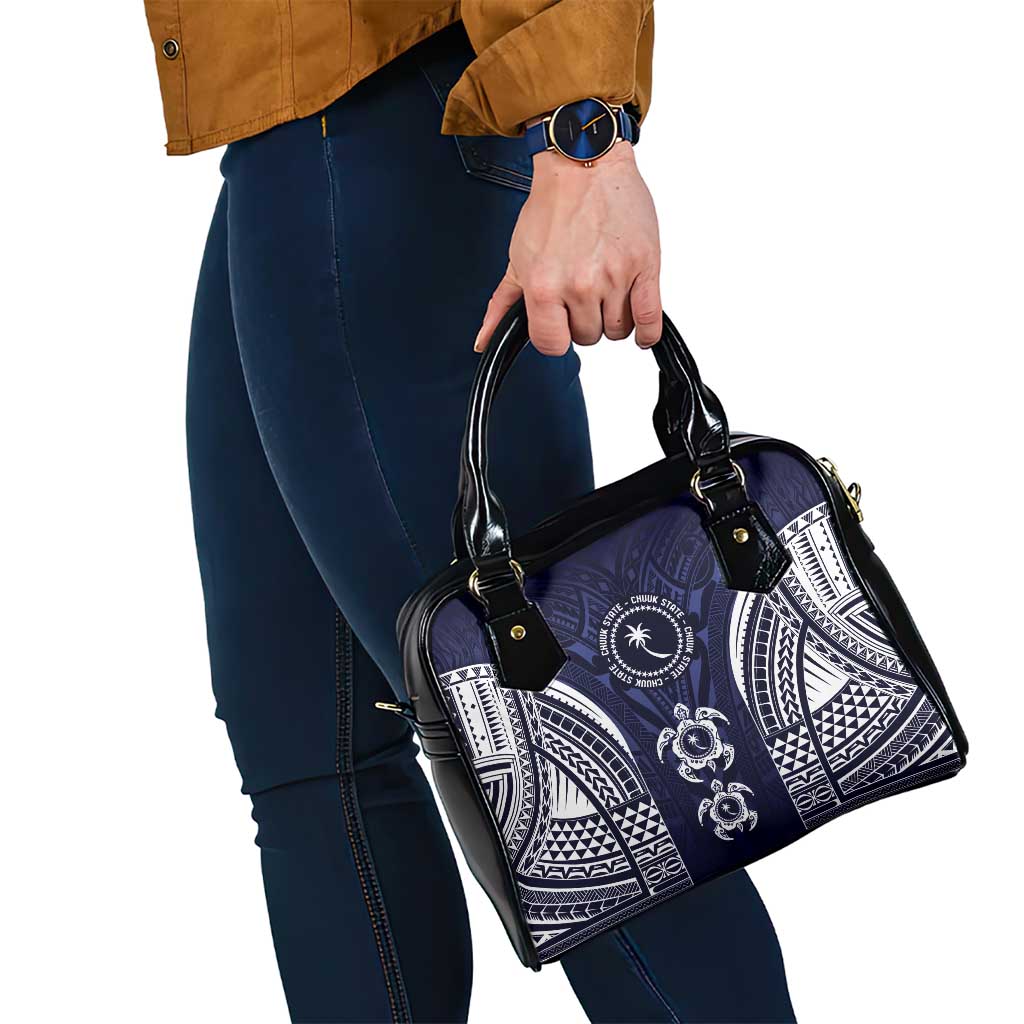 FSM Chuuk States Shoulder Handbag Micronesia Six 9 One Polynesian Tribal Pattern