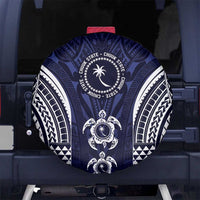 FSM Chuuk States Spare Tire Cover Micronesia Six 9 One Polynesian Tribal Pattern