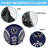 FSM Chuuk States Spare Tire Cover Micronesia Six 9 One Polynesian Tribal Pattern