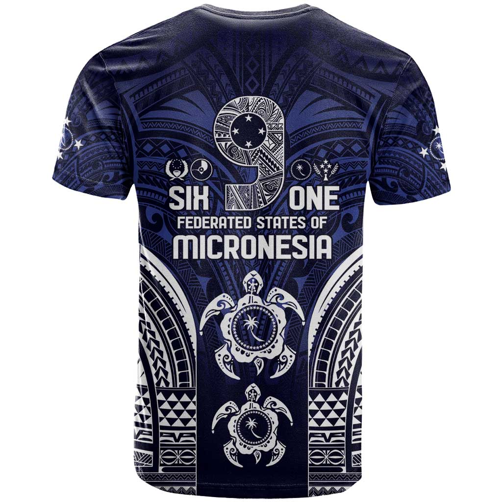 FSM Chuuk States T Shirt Micronesia Six 9 One Polynesian Tribal Pattern