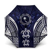 FSM Chuuk States Umbrella Micronesia Six 9 One Polynesian Tribal Pattern - Polynesian Pride