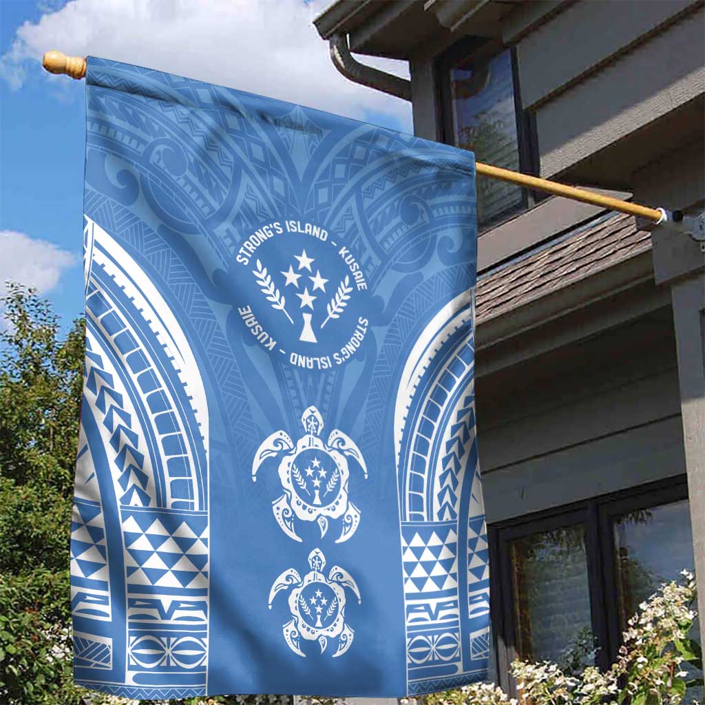 FSM Kosrae States Garden Flag Micronesia Six 9 One Polynesian Tribal Pattern