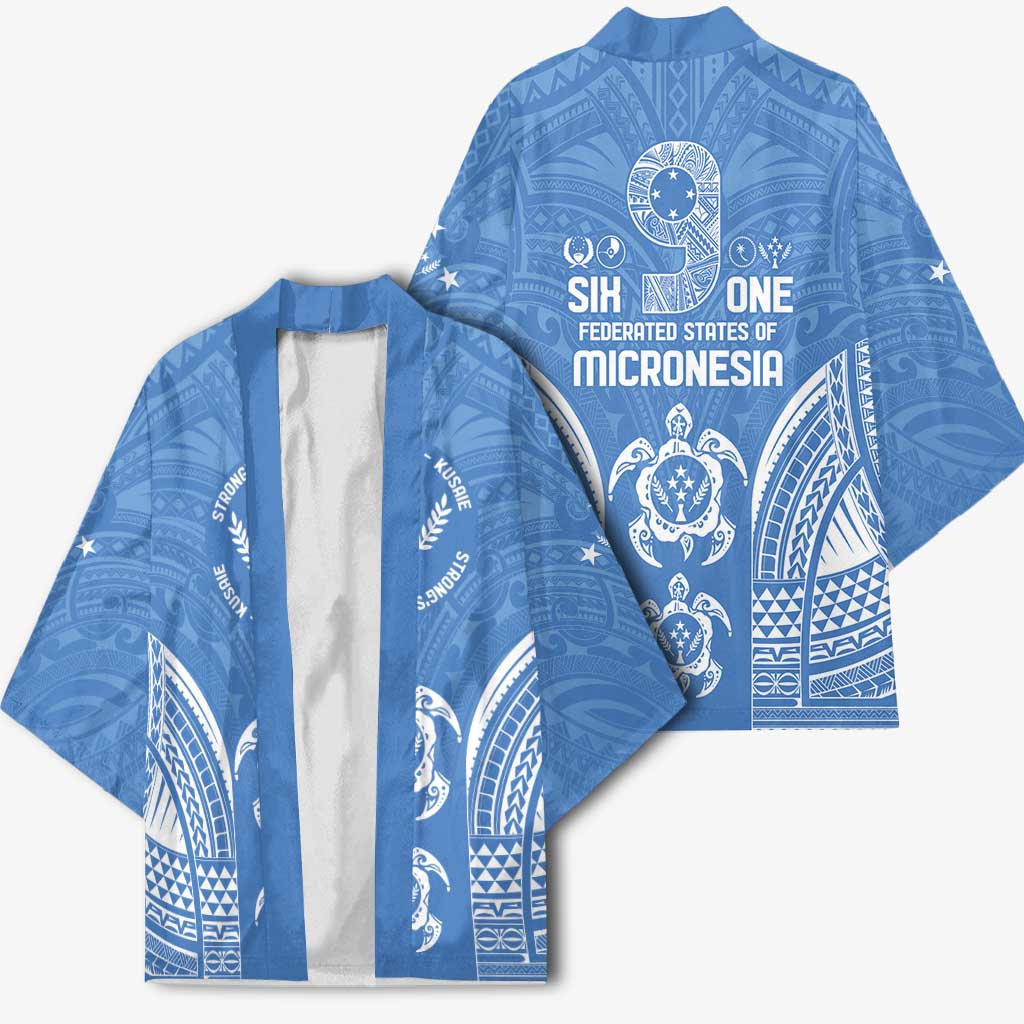 FSM Kosrae States Kimono Micronesia Six 9 One Polynesian Tribal Pattern - Polynesian Pride