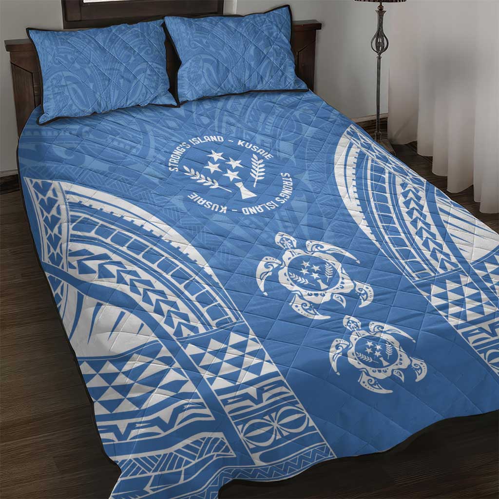 FSM Kosrae States Quilt Bed Set Micronesia Six 9 One Polynesian Tribal Pattern