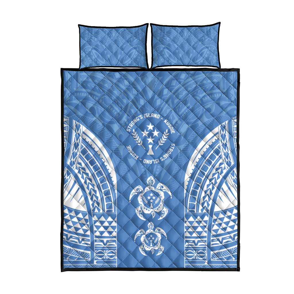 FSM Kosrae States Quilt Bed Set Micronesia Six 9 One Polynesian Tribal Pattern