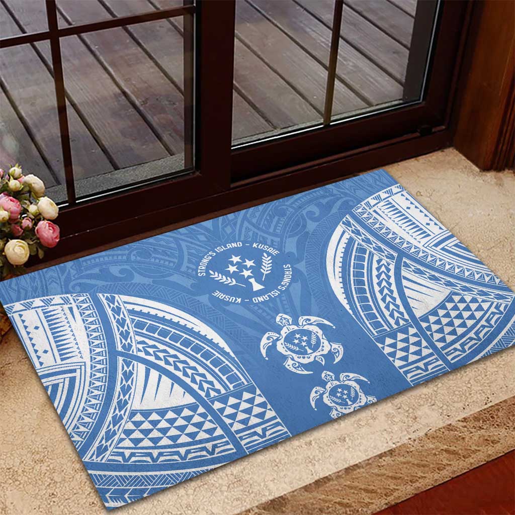 FSM Kosrae States Rubber Doormat Micronesia Six 9 One Polynesian Tribal Pattern