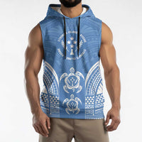 FSM Kosrae States Sleeveless Hoodie Micronesia Six 9 One Polynesian Tribal Pattern - Polynesian Pride