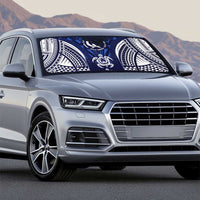 FSM Pohnpei States Auto Sun Shade Micronesia Six 9 One Polynesian Tribal Pattern - Polynesian Pride