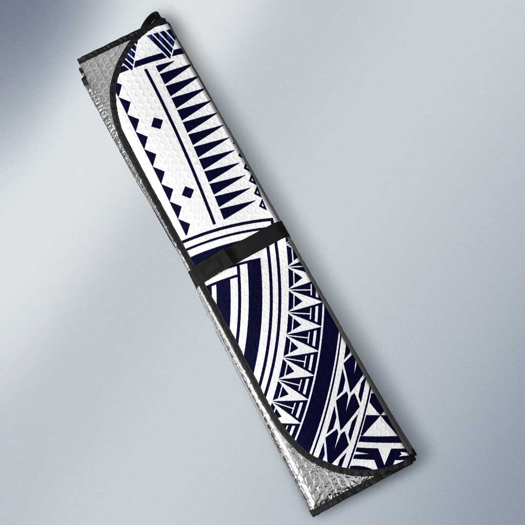FSM Pohnpei States Auto Sun Shade Micronesia Six 9 One Polynesian Tribal Pattern - Polynesian Pride