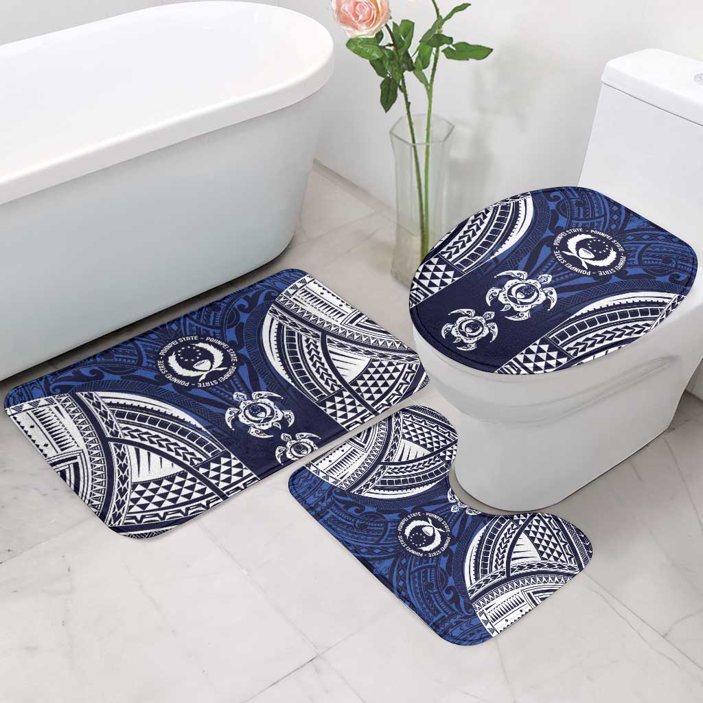 FSM Pohnpei States Bathroom Set Micronesia Six 9 One Polynesian Tribal Pattern - Polynesian Pride