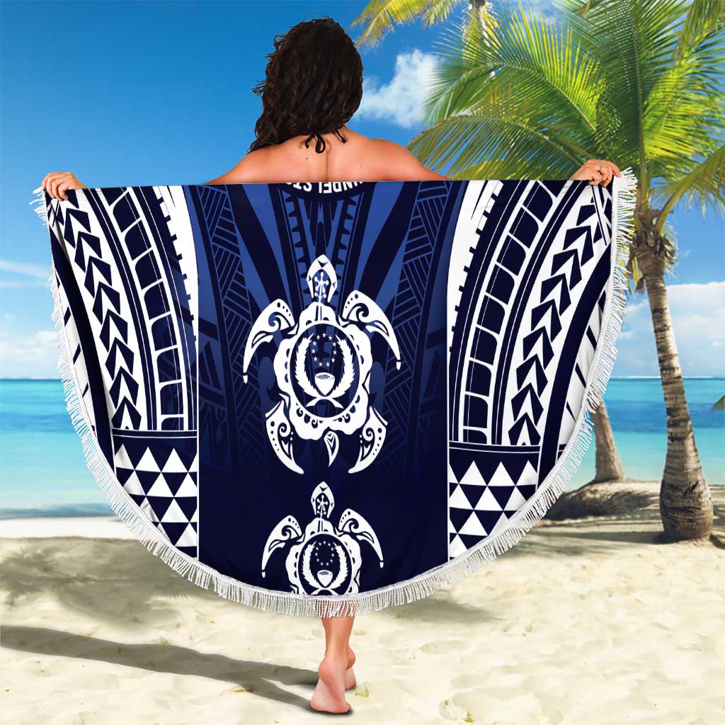 FSM Pohnpei States Beach Blanket Micronesia Six 9 One Polynesian Tribal Pattern