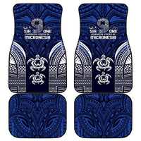 FSM Pohnpei States Car Mats Micronesia Six 9 One Polynesian Tribal Pattern
