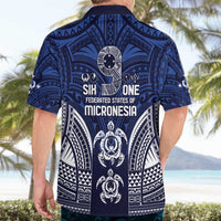 FSM Pohnpei States Hawaiian Shirt Micronesia Six 9 One Polynesian Tribal Pattern