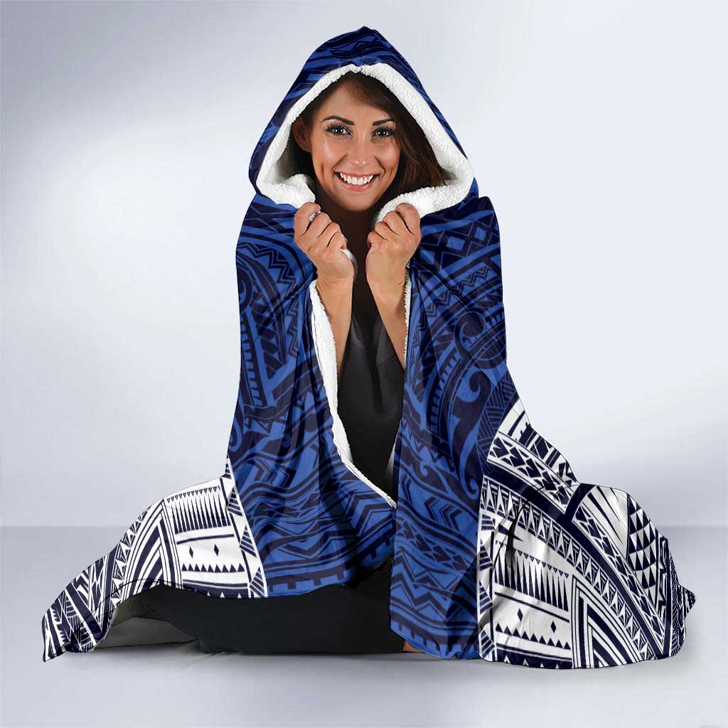 FSM Pohnpei States Hooded Blanket Micronesia Six 9 One Polynesian Tribal Pattern