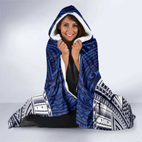 FSM Pohnpei States Hooded Blanket Micronesia Six 9 One Polynesian Tribal Pattern