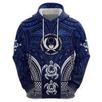 FSM Pohnpei States Hoodie Micronesia Six 9 One Polynesian Tribal Pattern