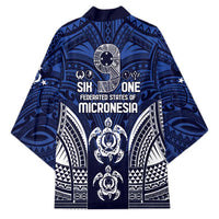 FSM Pohnpei States Kimono Micronesia Six 9 One Polynesian Tribal Pattern - Polynesian Pride