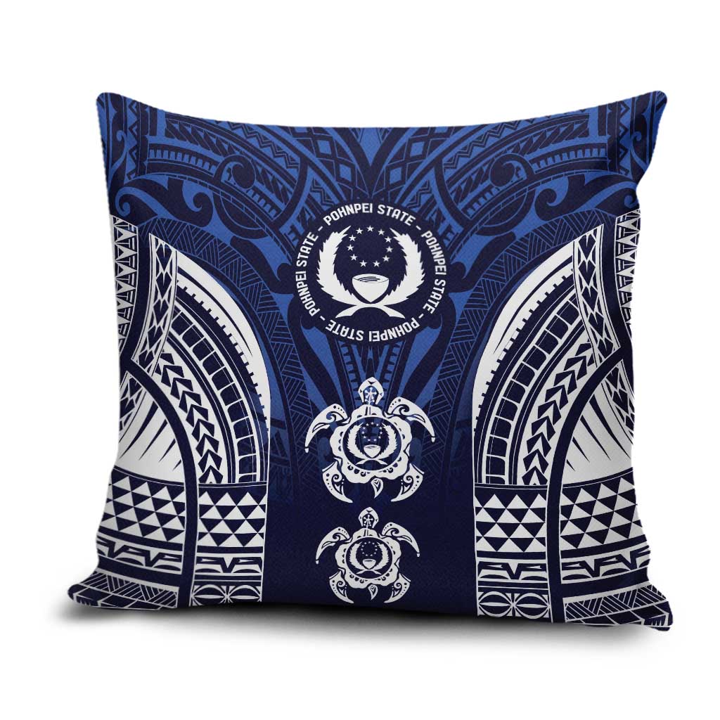 FSM Pohnpei States Pillow Cover Micronesia Six 9 One Polynesian Tribal Pattern - Polynesian Pride