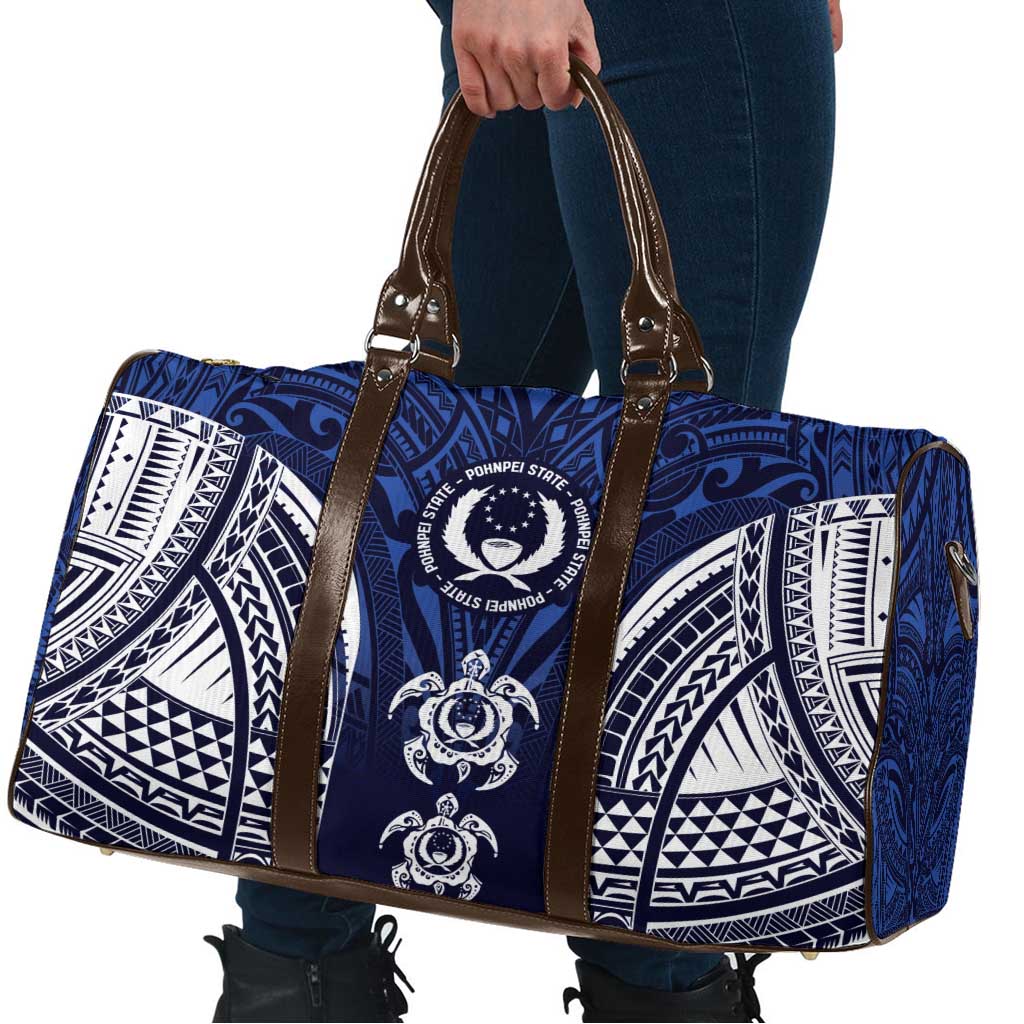 FSM Pohnpei States Travel Bag Micronesia Six 9 One Polynesian Tribal Pattern - Polynesian Pride