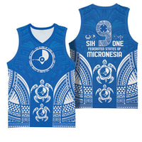 FSM Yap States Basketball Jersey Micronesia Six 9 One Polynesian Tribal Pattern - Polynesian Pride