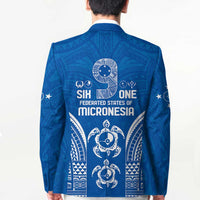FSM Yap States Blazer Micronesia Six 9 One Polynesian Tribal Pattern - Polynesian Pride