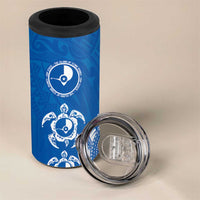 FSM Yap States 4 in 1 Can Cooler Tumbler Micronesia Six 9 One Polynesian Tribal Pattern