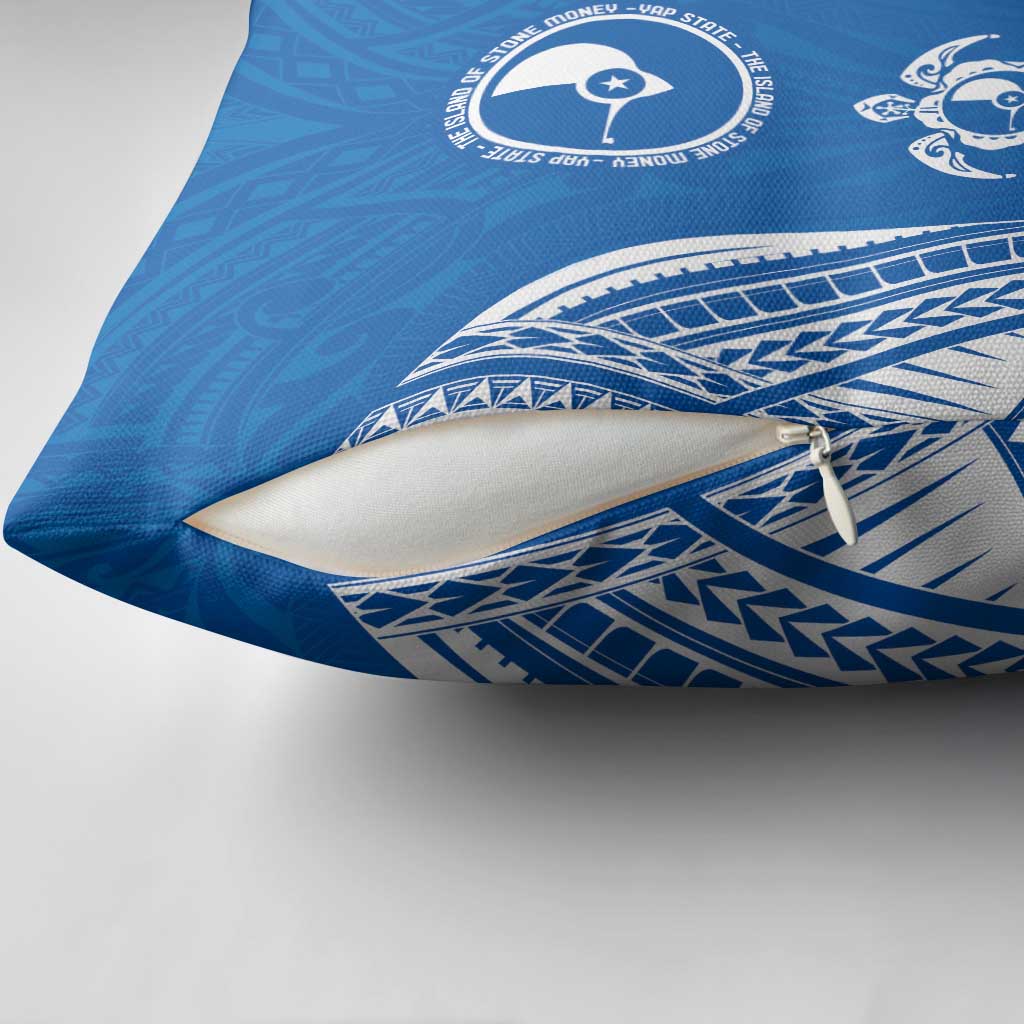FSM Yap States Pillow Cover Micronesia Six 9 One Polynesian Tribal Pattern - Polynesian Pride